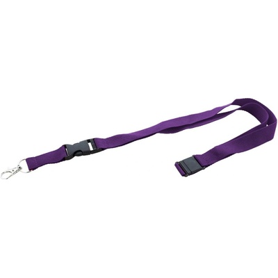 Snúrka na krk Revent Plus RPET lanyard, fialová Purple