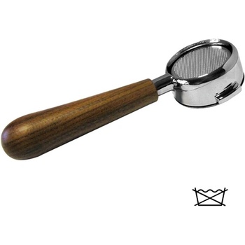 Image 1 of BaristaTools La Cimbali Κομμένο Κλείστρο/Naked Portafilter με Λαβή από Ξύλο Καρυδιάς