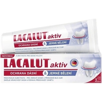 Lacalut Aktiv ochrana dásní bělení 75 ml