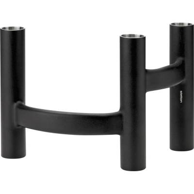 Svícen Ora Three-Branch Black Stelton