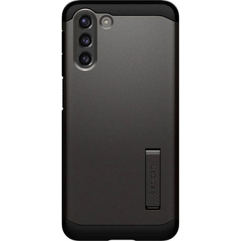 Spigen Tough Armor Case - хибриден кейс с най-висока степен на защита за Samsung Galaxy S21 (тъмносив)