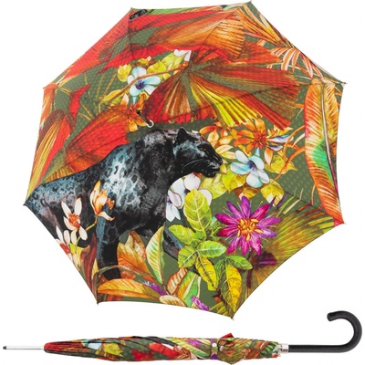 Doppler Manufaktur Elegance Boheme Animale luxusní dámský holový deštník vícebarevný