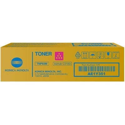 Konica Minolta TNP93M AE1Y351 магента (magenta) оригинален тонер (AE1Y351)