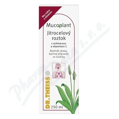 Mucoplant Jitrocelový roztok bez cukru 250 ml