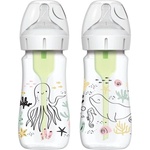 Dr. Brown's Комплект шишета Dr. Brown's - Options+, Anti-Colic, 270 ml, Океан, 2 броя (72239327401) - baby