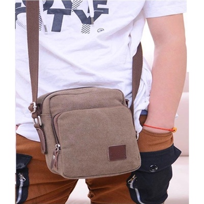 Pánská taška crossbody hnedá