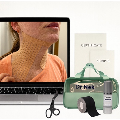 Online kurz Dr.Nek beauty tejpování obličeje včetně příslušenství Varianta: Materiály v tištěné podobě