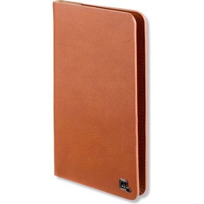 4smarts Newtown Wallet Universal Case - универсален кожен калъф с тип портфейл за смартфони до 5.2 инча (кафяв)