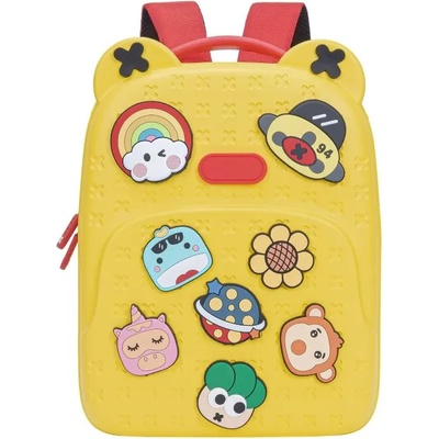 Раница за детска градина Push me out Yellow