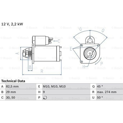 żtartér BOSCH 0 986 015 930