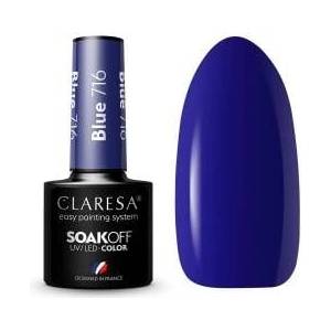 Claresa Claresa Soak Off UV/LED Blue Gel Polish 716 5g