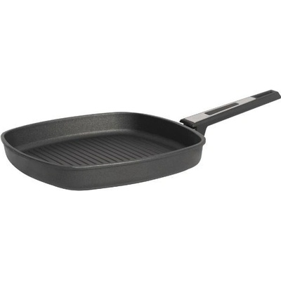 SKK Titanová grilovací hranatá pánev 28 x 28 cm s diamantovým povrchem – hluboká 4 cm