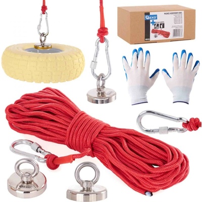 GEKO Magnet fishing neodymový 85kg pro lovce pokladů G02426 – Zboží Dáma