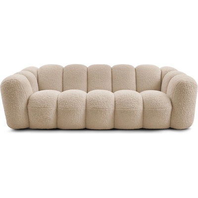 Bobochic Светлокафяв диван от прежда с примки от букле 232 cm Hippolyte - Bobochic Paris (1064384)