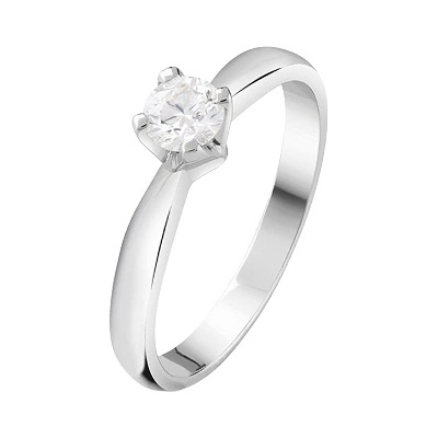 Bliss Диамантен пръстен от бяло злато Bliss 20102446 (20102446)