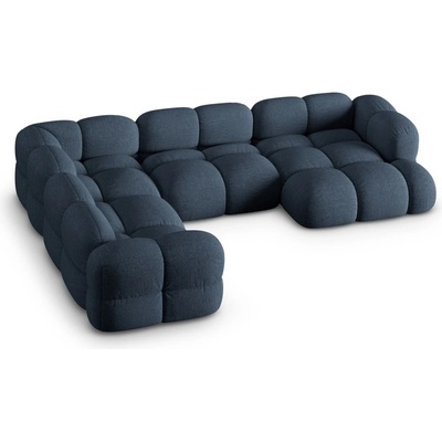 Cosmopolitan Design Тъмносин ъглов диван (ляв ъгъл/U форма) Loretto - Cosmopolitan Design (COS_UL_193_F1_LORETTO5)