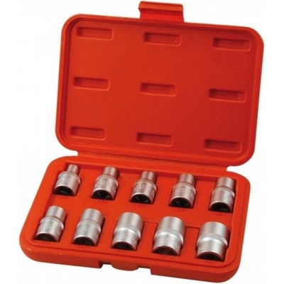 Nástrčné hlavice 1/2" TORX E8-E24 sada 10 ks EXTOL 8818128