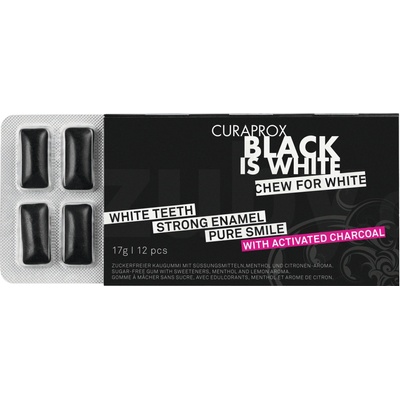 Curaprox Black is White 17 g – Zboží Mobilmania