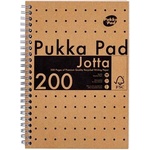 Pukka Pad Спирална тетрадка, A5, с правила, 100 страници, PUKKA PAD "Jotta Kraft" 9567-KRA (9567-KRA)