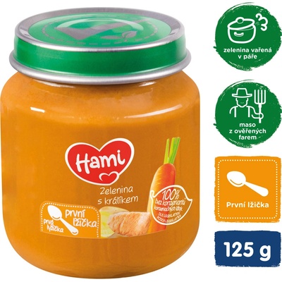 Hami zelenina s kralikom 125 g