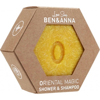 Ben & Anna tuhý šampon na vlasy a tělo Orientalní magie 60 g