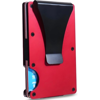 HARAHU Метално калъфче за карти - Червено kp25406 (25406)