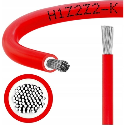 Sapro FVE H1Z2Z2-K 4mm² červená 500 m