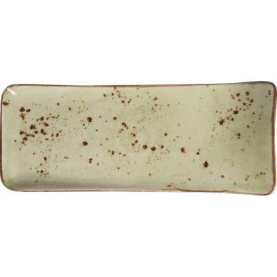 FINE DINE Servírovací talíř 215x120 mm, olivový Oliva