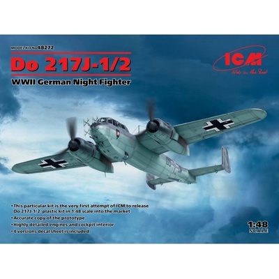 ICM Dornier Do 217J German Night Fighter WWII 48272 1:2 1:48
