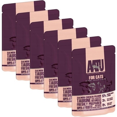 AATU For Cats Salmon Chicken & Prawn 6 x 85 g
