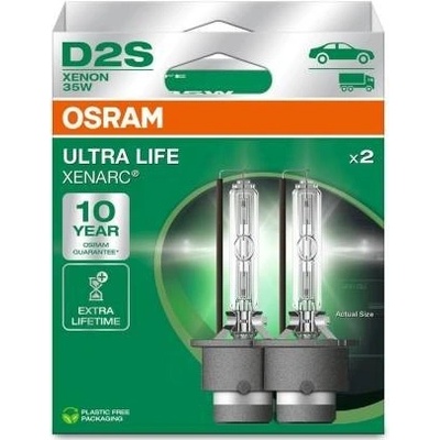 OSRAM XENÓNOVÁ VÝBOJKA D2S ULTRA LIFE 2KS , 10 ROKOV ZÁRUKA OSRAM 66240ULT-HFB