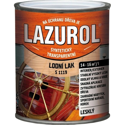 Lazurol lodný lak S1119 0,75 l Matný