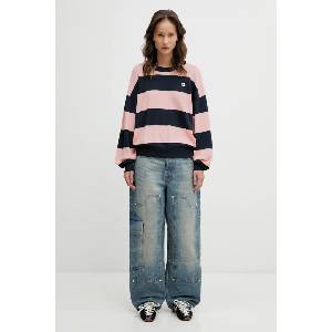 coperni пуловер дамски с вискоза Striped (COPML134SY3010)