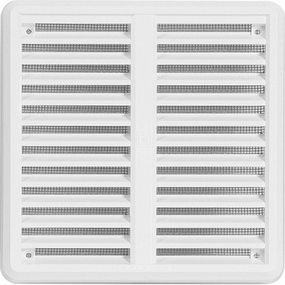 Haco 155 × 155 mm plast bílá 313