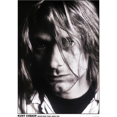 Plagát, Obraz - Kurt Cobain - Japan 1992, 59.4 × 84.1 cm