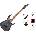 Ibanez RGA42FM-TGF Standard SET Transparent Gray Flat Електрическа китара