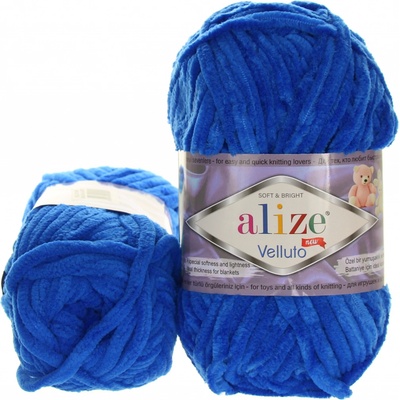 Alize Velluto 141 královská modrá