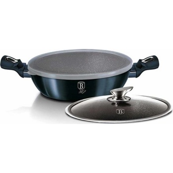 BERLINGERHAUS Pekáč litinový s poklicí 30 cm Black Rose Collection BH-6494