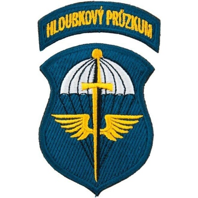 Nášivka: HLOUBKOVÝ PRŮZKUM barevná