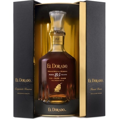 El Dorado 25y 43% 0,7 l (holá láhev)