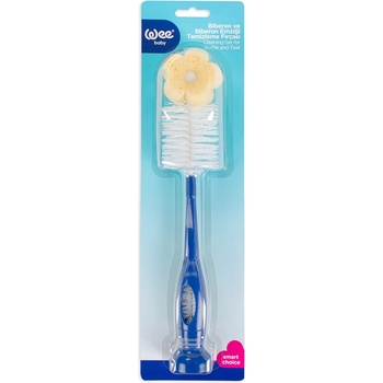 Wee Baby Четка за шише и биберон Wee Baby - тъмносиня (106)