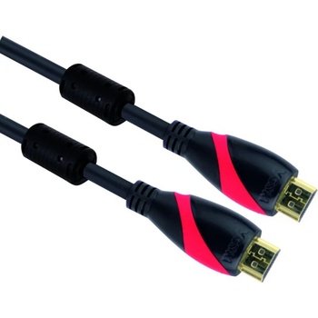 VCOM Кабел VCom CG525D, HDMI(м) към HDMI(м), 10м, черен, v1.4, позлатени накрайници, феритен