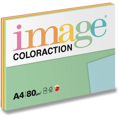 Image Coloraction barevný papír Mix reflexní A4 80 g 100 ks