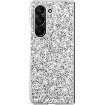 GKK Калъф с Блестяща Декорация за Samsung Z Fold 6, Glitter Electroplating Case, Сребрист (5966011069052)