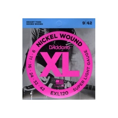 D'ADDARIO EXL120 Super Light - .009 - .042
