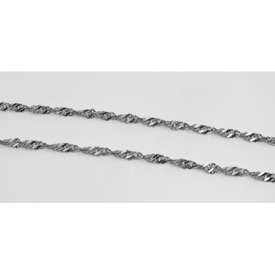 SteelArt. Řetízek z chirurgické oceli Singapure OCRET240109