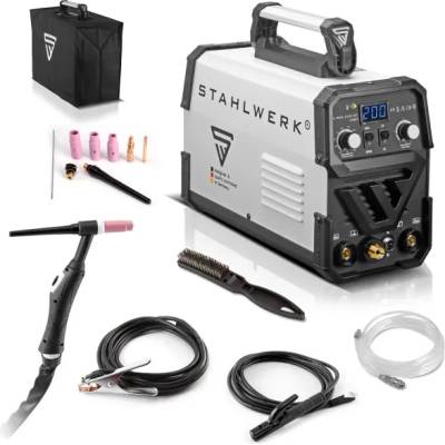 STAHLWERK Комбиниран заваръчен апарат - електрожен stahlwerk dc tig 200 st igbt/ 200a (1740)