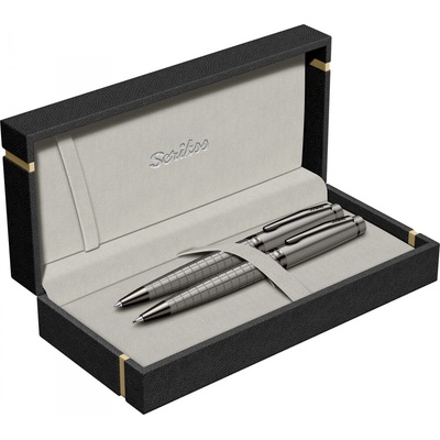 Scrikss Honour Carbon Grey SC371752 dárková sada kuličkového pera a mechanické tužky – Zboží Dáma