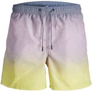 JACK & JONES Бански гащета Jack & jones Fiji Dip Dye swimming shorts - Yellow / Purple (Flint Stone)