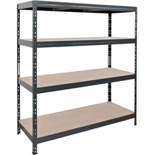 AR Shelving Kovový policový regál Rivet XL antracitový 180 x 160 x 60 cm